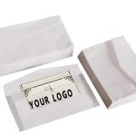 Biodegradable Self Adhesive Seal Waxed Paper Envelopes With Custom Logo for sale