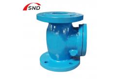 China Flanged Cast Iron Swing Check Valve Customized For Liquefied Gas supplier