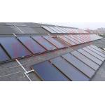 Flat Plate Solar Collector Solar Water Heater Super September Rock Wool Insulation for sale