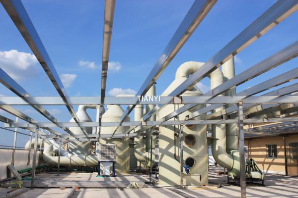 Waste Gas Purifying Neutralization Wet Scrubbers Purify Filtration System