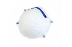China Light Weight PET Cone Dust Mask Easy Using With Soft Metal Nosepiece supplier