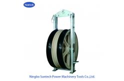 China 60kN Single Nylon Wheel Conductor Stringing Pulley Blocks supplier