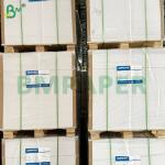 100+100+100gsm 3 Layer White F Flute Corrugated Paper Sheets for sale