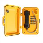 Rubber Keypad SIP2.0 Military Emergency Phone 90db With Cover Lock for sale