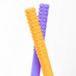 Yellow Silicone Stick Shaped Teether Customized Teething Rubber Toys for sale