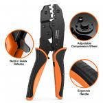 Practical Heat Shrink Terminal Crimper , Multifunctional Ratchet Crimping Pliers