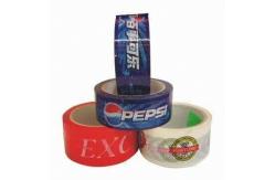 China Low Noise Printed Packaging Tape Pressure Sensitive High Adhesive supplier