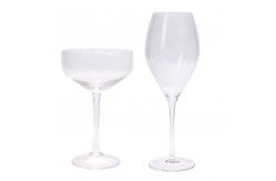 China Flute Tulip Champagne Glass Serving Sparkling Wine Custom For Wedding supplier