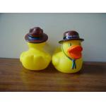 Phthalates Free Personalised Rubber Duck With Hat / Geologist / Desert Driver Design for sale