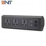 movable style with double universal power plug clamp on table socket BTS-409 for sale