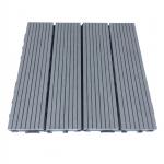 Antislip Wood Plastic Composite WPC Deck Tile Interlocking Harbor Plank for sale