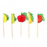 FSC 10cm Disposable Fruit Decorative Bamboo Food Picks Skewers For Cocktail Party for sale