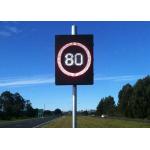 Local Temporary LED Speed Limit Signs Rear LED Indicator For Notice 800mm(H)X800mm(W)X150mm(D) for sale