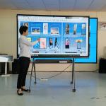 4k Android Ops 85 Inch Interactive Whiteboard For Classroom / Business for sale