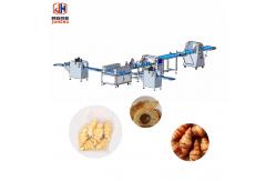 China 2000 - 3000 Pcs/H Automatic Croissant Making Machine Frozen Croissant Dough Sheeter Machine supplier