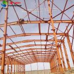 Industrial Steel Structure Workshop with Optional Crane and High Fire Resistance for sale