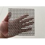 Customized Decorative Metal Mesh Crimped Architectural Woven Metal Mesh for sale