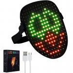 Halloween LED Party Mask With Gesture Sensing LED Lighted Face Transforming Mask for sale