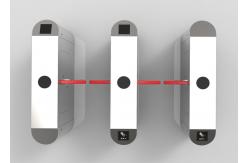 China Intelligence Motherboard Flap Barrier Gate System 304 Stainless Steel Shell DC 24V supplier
