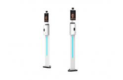 China Security CE FCC Hand Sanitizer Temperature Kiosk Face Recognition supplier