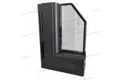 China Soundproof Aluminum Vertical Fold Up Glass Windows Tilt & Turn Aluminium System Window supplier
