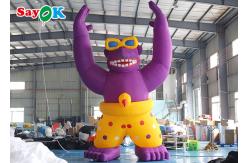 China Giant Oxford Cloth Blow Up Model Inflatable Gorilla Advertising supplier