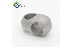 China Silver Rope Cross Playground Rope Connector Aluminium 16mm 34g supplier