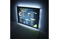 China A3 A4 Hanging Real Estate Hanging Led Frame Led Crystal Led Lightbox supplier