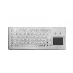 Weatherproof  stainless keyboard industrial metal keyboard with touchpad and function keys for sale