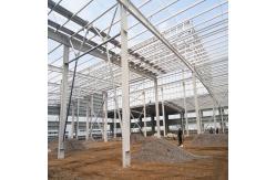 China Prefabricated Steel Structure Storage Warehouse Large Span Metal Frame Buildings supplier