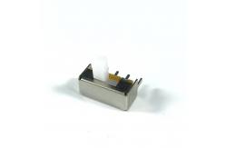 China DC12V 50mA 1P2T 2 Position 3 Pin Horizontal Push Button Tact Switch supplier