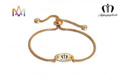 China SS304 Oval Dangle Plated Custom Engraving Charms supplier