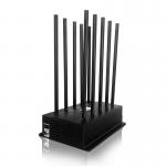 200-400 Square Meters Jamming Range 10 Channel Desktop 100W RF 5G Jammer WiFi Signal Blocker Signal Jammers for sale