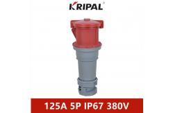 China 3 Phase 5P IEC Waterproof Industrial Connector 125A 380V IP67 supplier