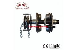 China 3M 0.5T Hand Chain Geared Girder Lifting Beam Trolley Galvanized supplier
