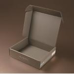 90g/M2 Handmade Cardboard Boxes E Flute Corrugated CMYK Printing for sale