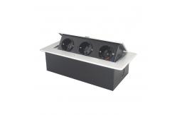 China Multimedia Conference Table Flush Mount Pop Up Socket supplier