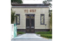 China Automatic Swing Slide Entry Aluminium Fence Gate Double Door Mildewproof supplier