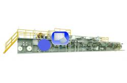 China 3 Ply Servo Control Underpad Machine 450MM 600MM 900MM supplier
