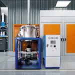 Vertical Vacuum Graphitization Furnace Induction Heating With Bottom Discharge Materials for sale