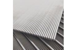 China Johnson Profile Slotted Vibrating Screen Wedge Wire Flat Panel Curved Sieve supplier