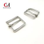 Zinc Alloy Simple Belt Buckle 30mm Silver Glossy Color Changeable for sale