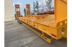 China CIMC 6-axis 60 T 80 120 Tons Lowbed Semi Trailer supplier