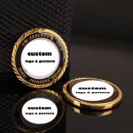 Metal Custom Souvenir Coins Challenge Custom Minted Silver Coins With Box for sale