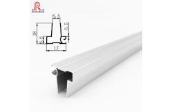 China Customized Whiteboard Extruded Aluminum Profile Electrophoresis / Sandblast supplier