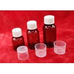 Syrup Packaging Small Plastic Bottles With Lids / 30ml PP Cup 21g Weight