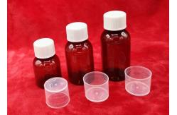 China Syrup Packaging Small Plastic Bottles With Lids / 30ml PP Cup 21g Weight supplier