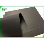 Moisture Proof 350gsm Black Paperboard Recyclable Clothes Tags Material for sale