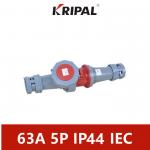 63A 380V industrial power supply waterproof plug connector combination for sale