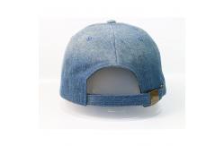 China Personalized Custom Design Denim Baseball Hats / 6 Panel Washed Plain Dad Cap supplier